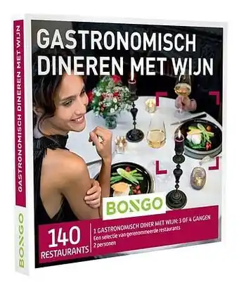 Dreamland Bongo cadeaubon Gastronomisch dineren met wijn aanbieding