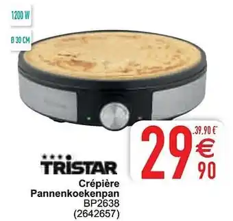 Tristar crépière pannenkoekenpan bp2638
