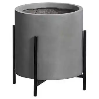 Kwantum Bloempot Evia Grijs aanbieding