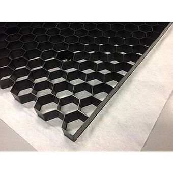 Coeck grindmat nidagravel ’129’ zwart 120 x 80 x 2,5 cm