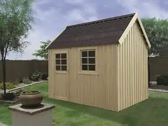 Brico Solid tuinhuis Oleron hout 307x209cm aanbieding