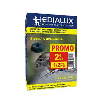Edialux raticide en mousicide Storm Ultra Secure