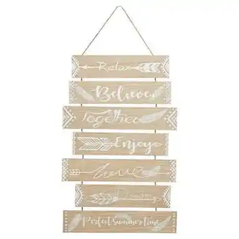 Kwantum Garden Sign Believe Naturel aanbieding