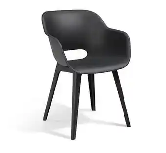 Brico Allibert tuinstoel Akola grafiet aanbieding