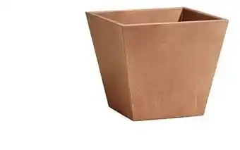 Dreamland Ecopots Bloempot Rotterdam terracotta 50 x 50 cm aanbieding