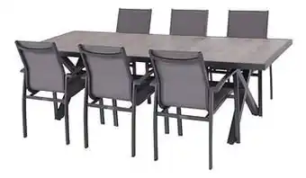 Dreamland Hartman tuinset Canterbury met 6 stoelen aanbieding