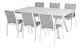 Dreamland Ocean tuinset Lanna 160/240 cm/ Bondi Wit aanbieding