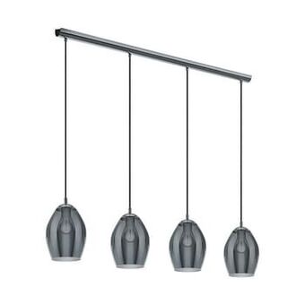 Leen Bakker EGLO hanglamp 4-lichts Estanys - zwart - Leen Bakker aanbieding