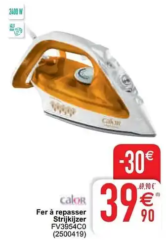 Cora Calor fer à repasser strijkijzer fv3954c0 aanbieding