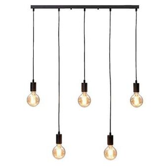 Leen Bakker Hanglamp Perth - zwart - Leen Bakker aanbieding
