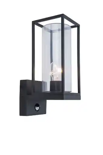 Brico Lutec wandverlichting lantaarn met sensor Flair aanbieding