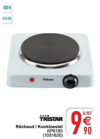 Cora Tristar réchaud - kooktoestel kp6185 aanbieding