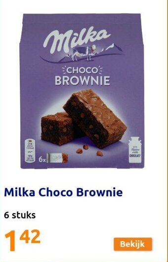 Action Milka choco brownie aanbieding