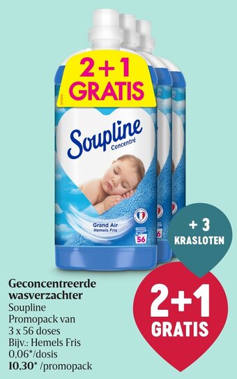 Delhaize Geconcentreerde wasverzachter aanbieding