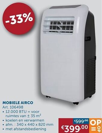 Zelfbouwmarkt Profile mobiele airco aanbieding