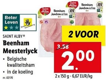 Lidl Beenham meesterlyck aanbieding
