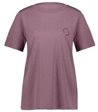 HEMA HEMA Dames T-shirt Alara Met Bamboe Sunrays Paars (paars) aanbieding