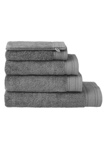 HEMA HEMA Handdoeken - Hotel Extra Zwaar Donkergrijs (donkergrijs) aanbieding