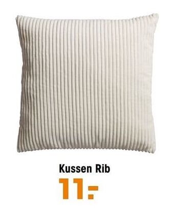 Kwantum Kussen rib aanbieding