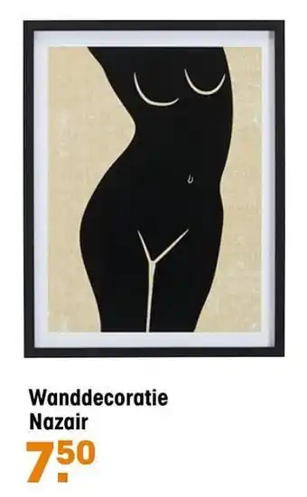 Kwantum Wanddecoratie nazair aanbieding