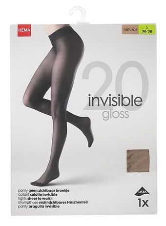 HEMA HEMA Panty Glanzend 20denier Naturel (naturel) aanbieding