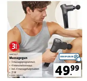 Lidl Sanitas Massagegun aanbieding