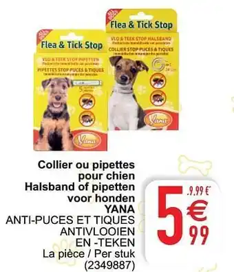 Cora Collier ou pipettes pour chien halsband of pipetten voor honden yana aanbieding