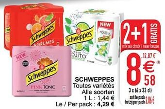Cora Schweppes aanbieding
