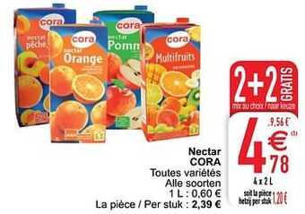 Cora Nectar cora aanbieding