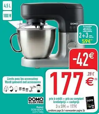 Cora Domo elektro robot do9182kr aanbieding