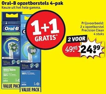 Kruidvat Opzetborstel precision clean aanbieding