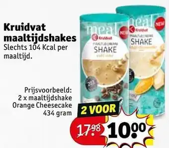 Kruidvat Maaltijdshake orange cheesecake aanbieding