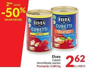Intermarché Elvea cubetti aanbieding