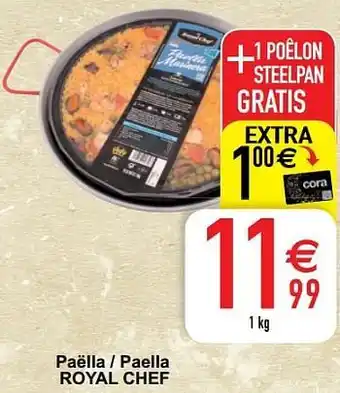 Cora Paëlla - paella royal chef aanbieding