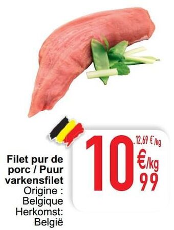 Cora Filet pur de porc - puur varkensfilet aanbieding