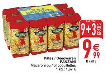 Cora Pâtes - deegwaren panzani aanbieding