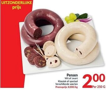 Intermarché Pensen wit of zwart klassiek of speciaal aanbieding
