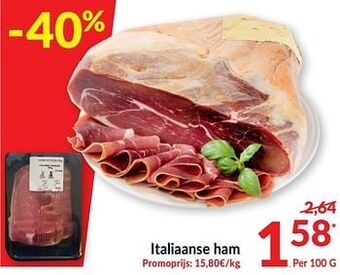 Intermarché Italiaanse ham aanbieding