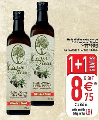 Cora Huile d’olive extra vierge extra zuivere olijfolie carpe diem aanbieding