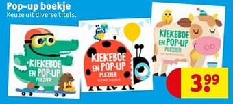 Kruidvat Pop-up boekje aanbieding