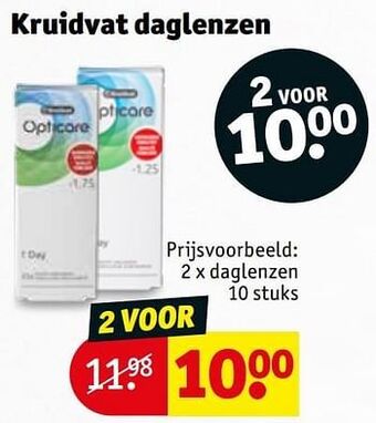 Kruidvat Kruidvat daglenzen aanbieding