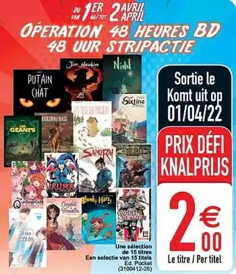 Une sélection de 15 titres een selectie van 15 titels