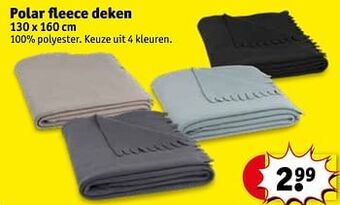 Polar fleece deken