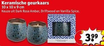 Kruidvat Keramische geurkaars aanbieding