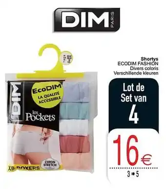 Shortys ecodim fashion
