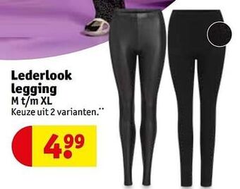 Kruidvat Lederlook legging aanbieding