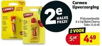 Kruidvat Lip balm cherry tube aanbieding