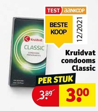 Kruidvat Kruidvat condooms classic aanbieding