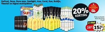 Kruidvat Dove deospray aanbieding