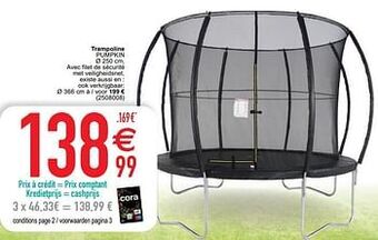 Cora Trampoline pumpkin aanbieding